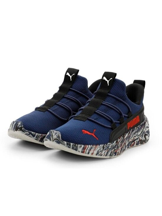 Puma Other - PUMA One4All 2.0 Slip On Sneakers Big Kids US 4.5 Shoes Crazy Kits Jr. Blue Red